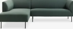 Sofa KARE chaiselong venstrevendt mørkegrøn