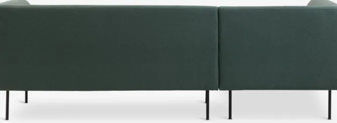 Sofa KARE chaiselong venstrevendt mørkegrøn