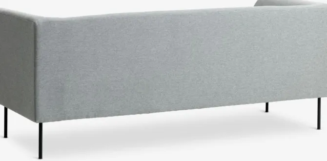 Sofa KARE 3-pers. lysegrå