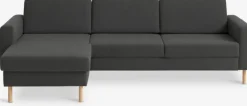 Sofa SVALBARD chaiselong mørkegrå