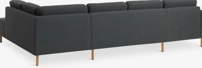 Sofa SVALBARD hjørne højre mørkegrå