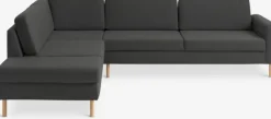 Sofa SVALBARD open-end venstre mørkegrå