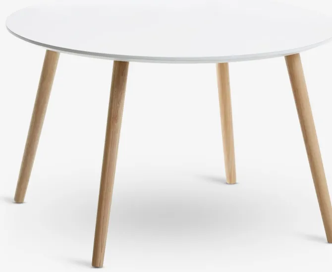 Sofabord GALTEN Ø75 hvid