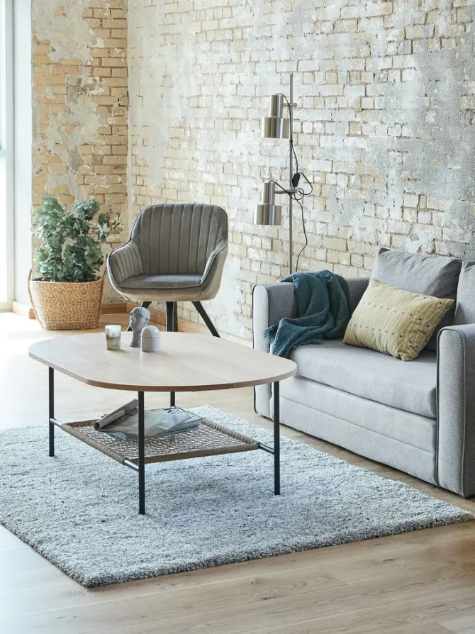 Sofabord HINNERUP 75x120 lys eg