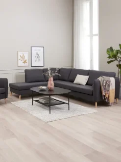 Sofabord HINNERUP 75x120 sort