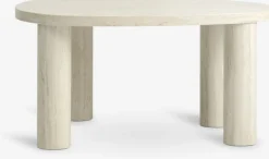 Sofabord LUNDEBORG 68x85 marmorfarve