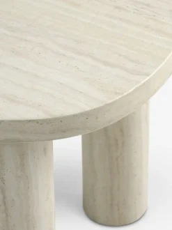 Sofabord LUNDEBORG 68x85 marmorfarve