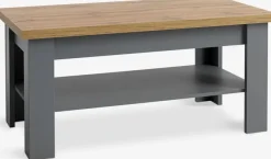 Sofabord MARKSKEL 60x110 grå/eg