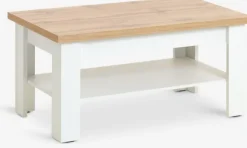 Sofabord MARKSKEL 60x110 hvid/eg