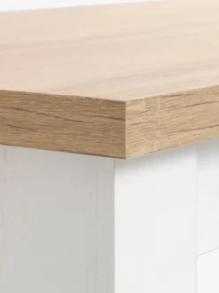 Sofabord MARKSKEL 60x110 hvid/eg