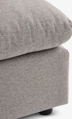 Sofamodul LUNDBY hjørne/ende sandfarvet stof