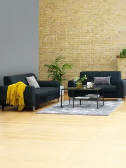 Sofasæt DAMHALE 3+2-pers. sort