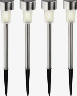 Solcellelampe ALK Ø6xH37cm 4 stk/pk