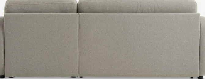 Sovesofa chaiselong MOMMARK beige stof