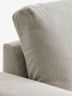 Sovesofa chaiselong VEJLBY lyst sandfarvet stof