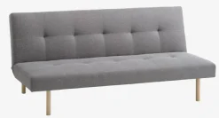 Sovesofa HOLSTED gråt stof
