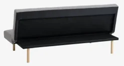 Sovesofa HOLSTED gråt stof