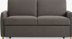 Sovesofa LYSTRUP 2-pers. mørkegråt stof