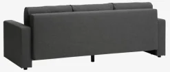 Sovesofa MARSLEV 3-pers. mørkegråt stof