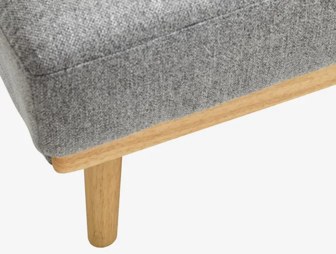 Sovesofa NEJEDE lysegråt stof