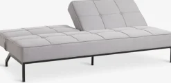 Sovesofa OREVAD lysegråt stof
