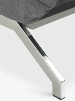 Sovesofa OREVAD mørkegråt stof