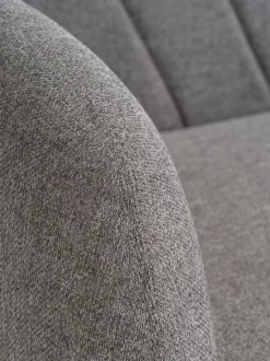 Sovesofa PARADIS lysegråt stof/egefarve