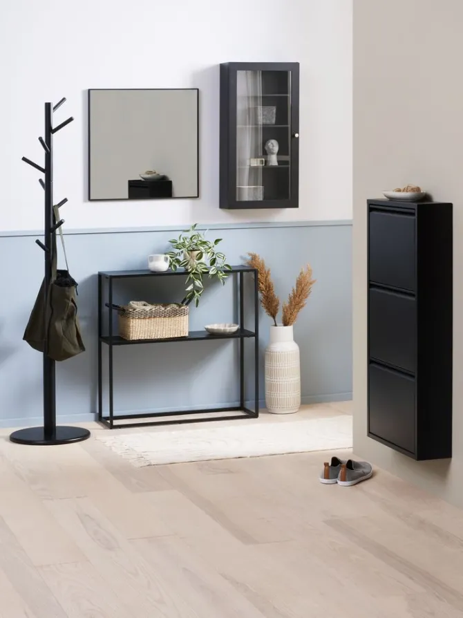 Spejl ILBJERG 60x60 sort