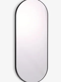 Spejl MARSTAL oval 40x100 sort