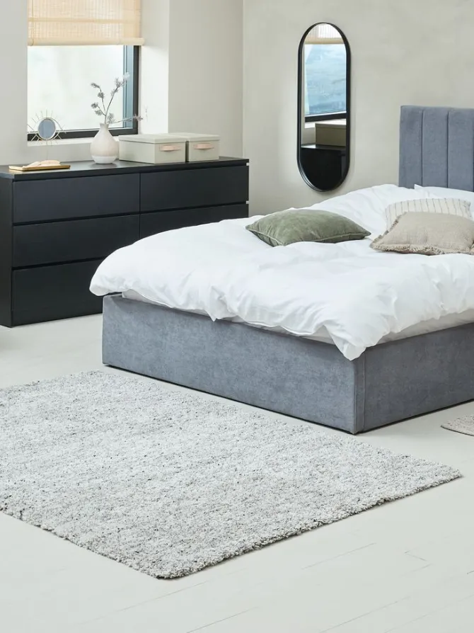 Spejl MARSTAL oval 40x100 sort