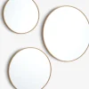 Spejl SANDAGER 3 stk/pk egefarve