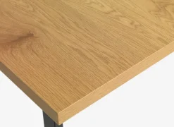 Spisebord AABENRAA 80x120 egefarve/sort