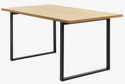 Spisebord AABENRAA 90x160 egefarve/sort