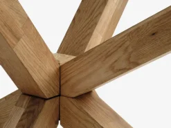 Spisebord AGERBY 90x190 glas/eg