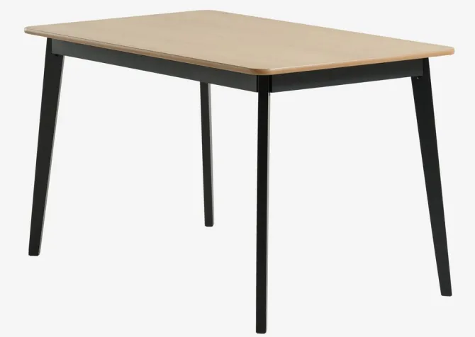 Spisebord JEGIND 80x130 eg/sort