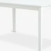 Spisebord KIRKEBY 80x130/220 hvid