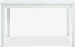 Spisebord KIRKEBY 80x130/220 hvid