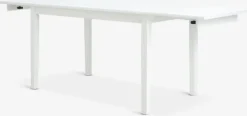 Spisebord KIRKEBY 80x130/220 hvid