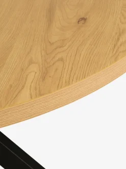 Spisebord NORTOFT Ø120 egefarve/sort