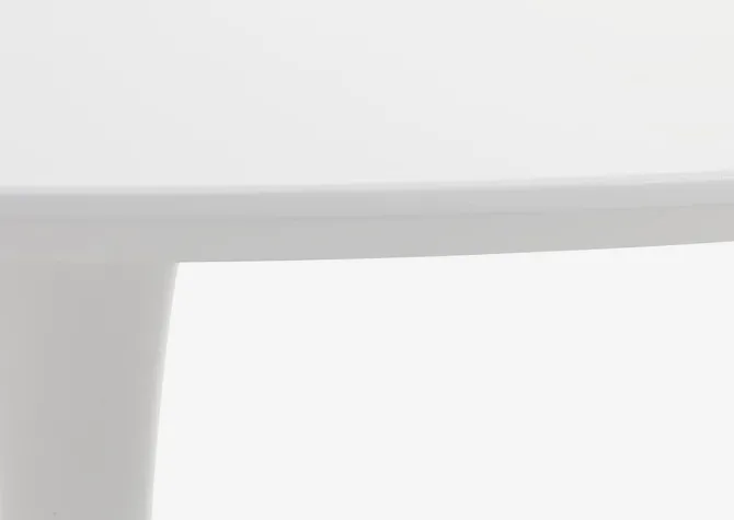 Spisebord RINGSTED Ø100 hvid