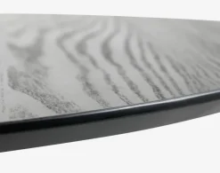 Spisebord RINGSTED Ø100 sort askefiner