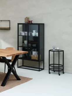 Spisebord ROSLEV 95x200 eg natur/sort