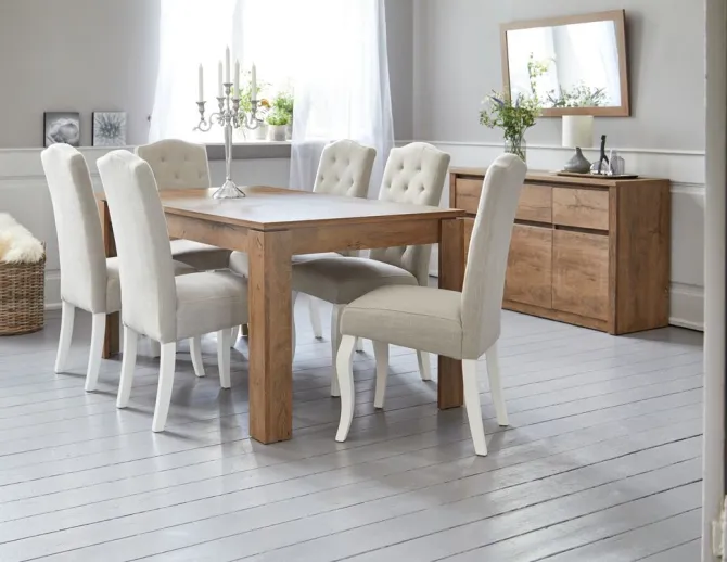 Spisebord VEDDE 90x160 vild eg farve