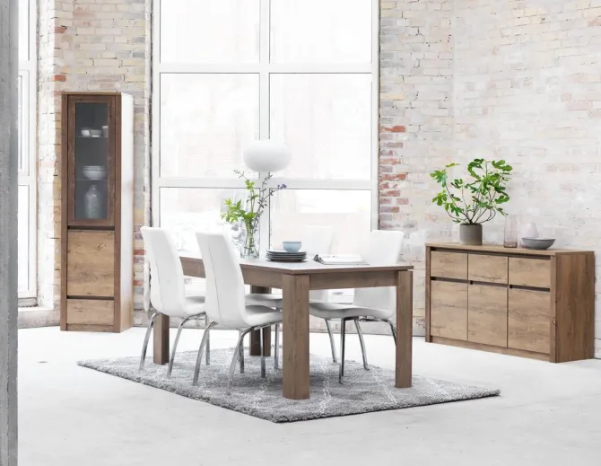 Spisebord VEDDE 90x160 vild eg farve