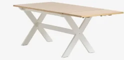 Spisebord VISLINGE 90x150 natur/hvid