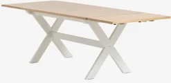 Spisebord VISLINGE 90x150 natur/hvid