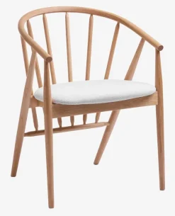 Spisebordsstol ARNBORG eg/råhvid