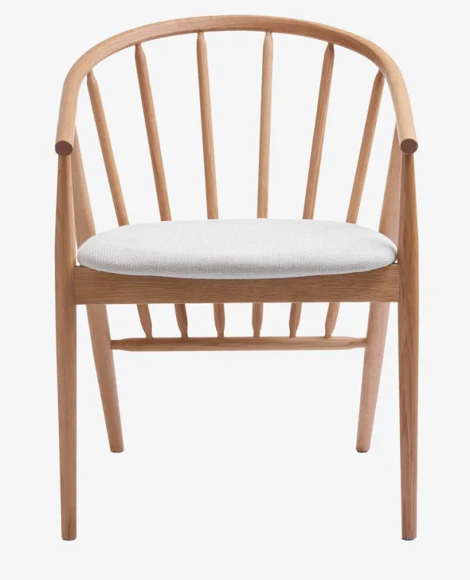 Spisebordsstol ARNBORG eg/råhvid