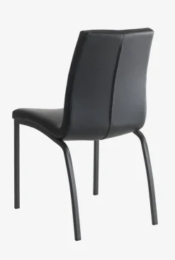 Spisebordsstol ASAA sort kunstlæder