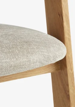 Spisebordsstol BOVRUP eg/beige stof